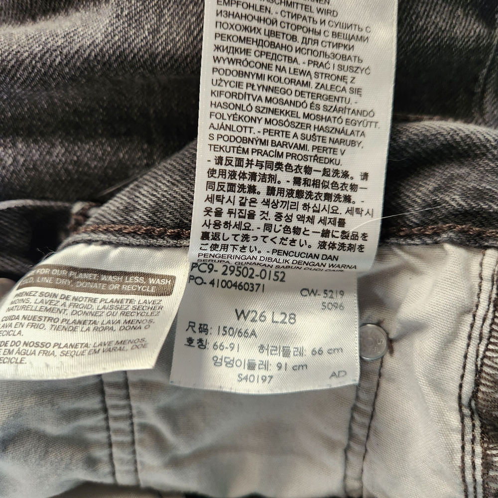Levi's High Rise Women's Jeans - Washed Black - Picture 5 of 5